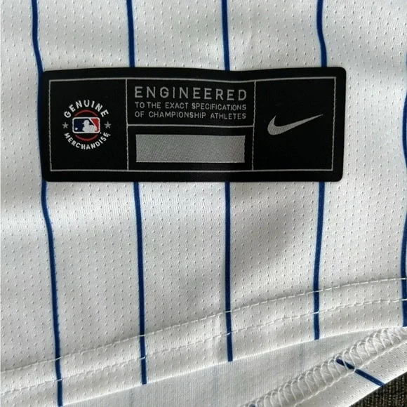 Nike Authentic Pinstripe Chicago Cubs Kyle Tucker #30 MLB Jersey Men’s Sz: L - Picture 6 of 8